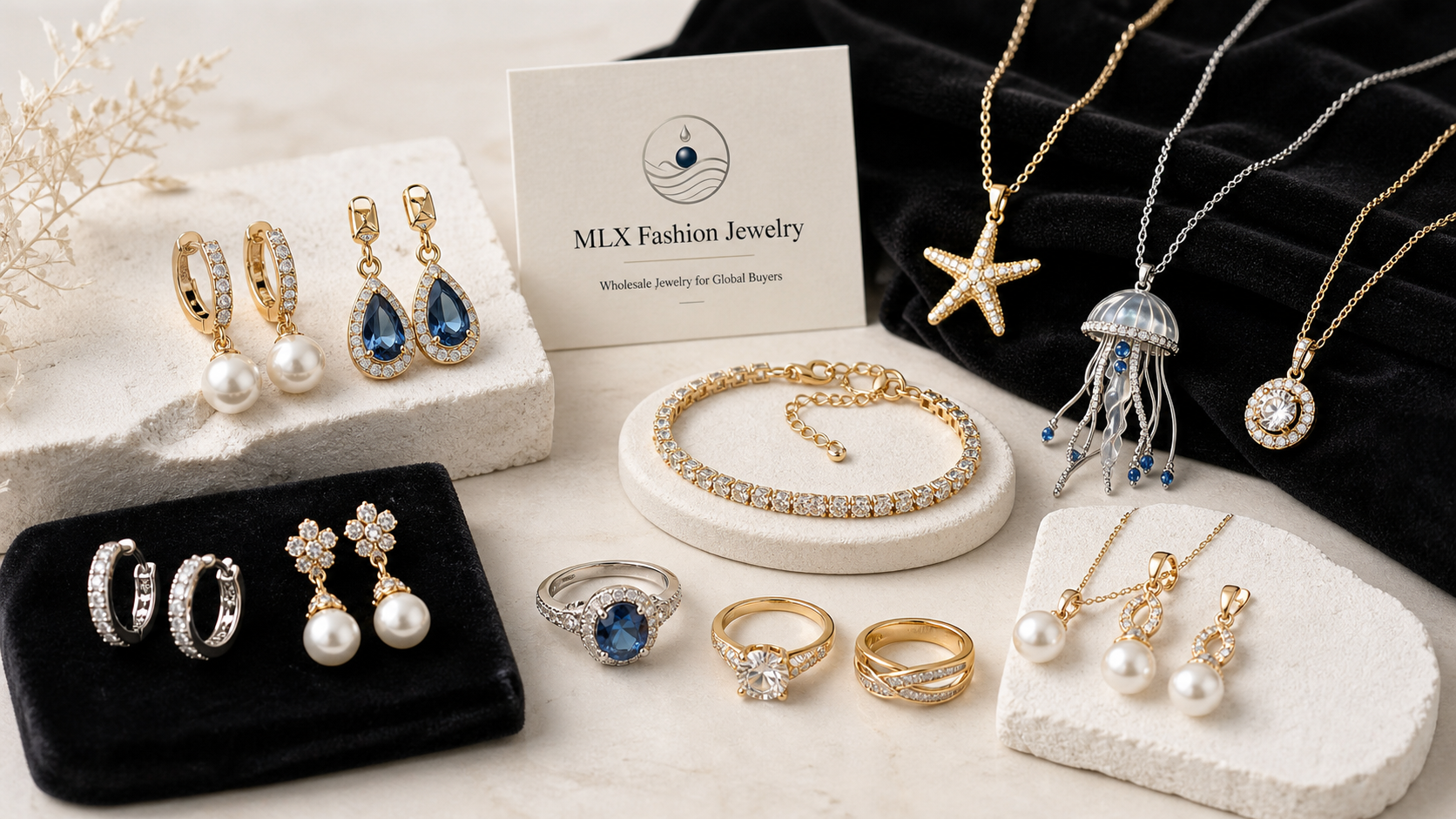 Wholesale fashion jewelry category display